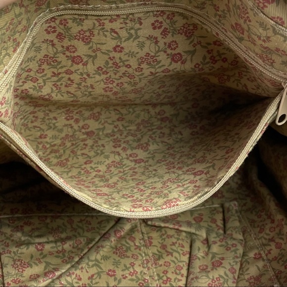 Fossil Tan Canvas Crossbody Messenger Bag - Vintage - Foldover - Picture 8 of 15